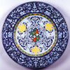 Piatto ceramica con stemma